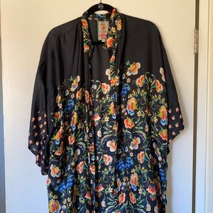 Johnny was silk kimono
